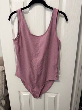 GAP Mauve Tank Scoop Neck Bodysuit